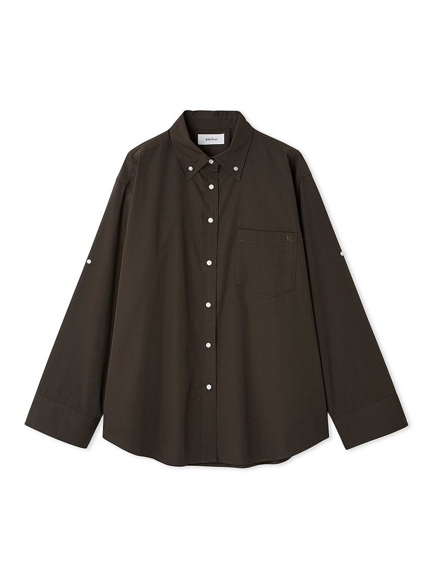 Mila Owen「タブスリーブ釦ダウンシャツ」|シャツ・ブラウス|DBRW