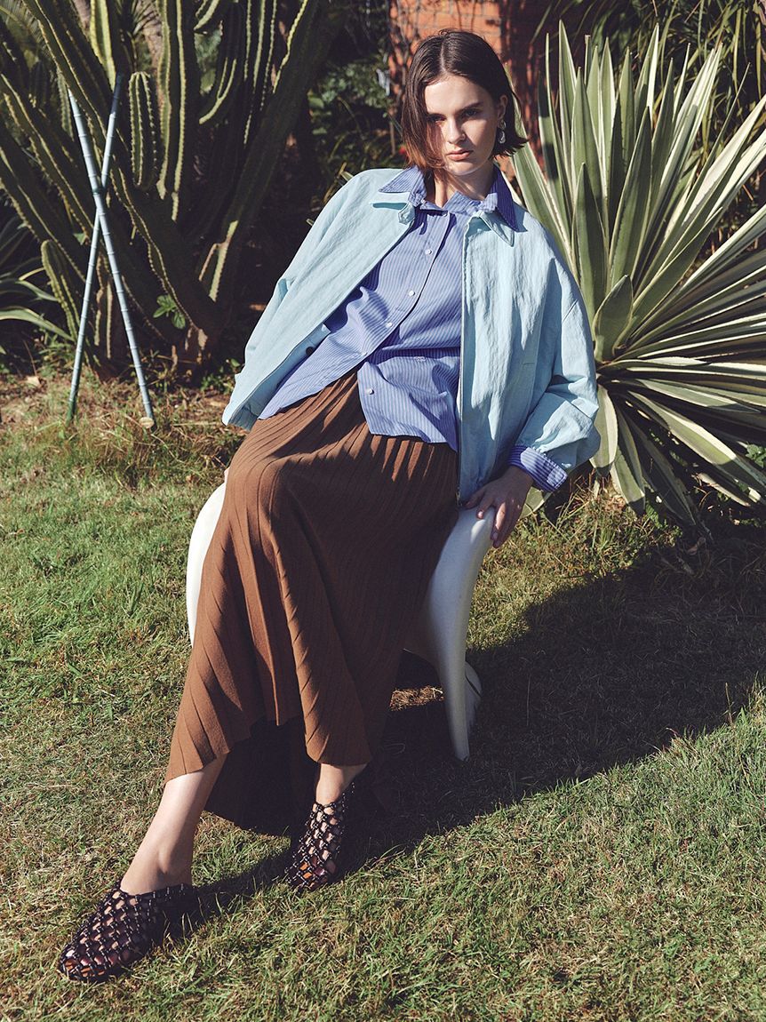 Mila Owen「ＴＨＯＭＡＳ　ＭＡＳＯＮシャツ」|シャツ・ブラウス|