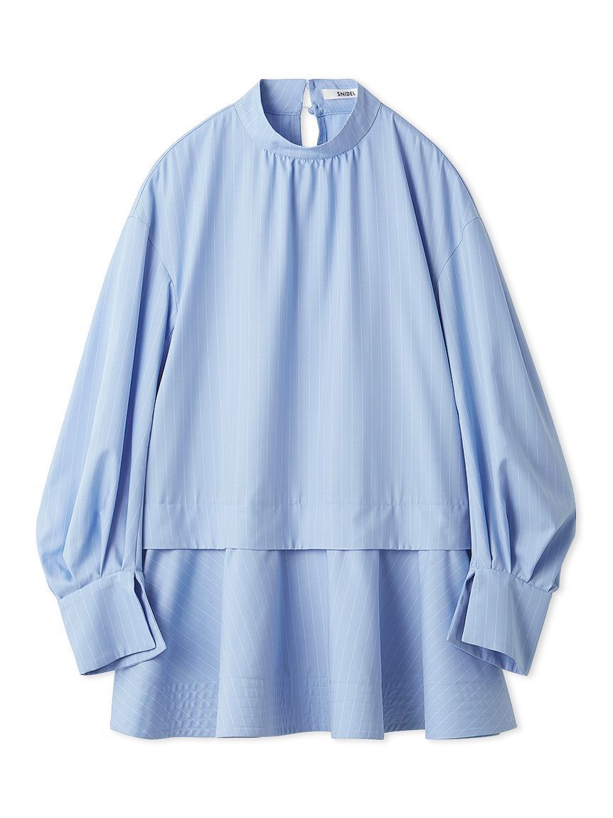 SNIDEL「Sustainableバリエボリュームチュニックブラウス」|シャツ・ブラウス|