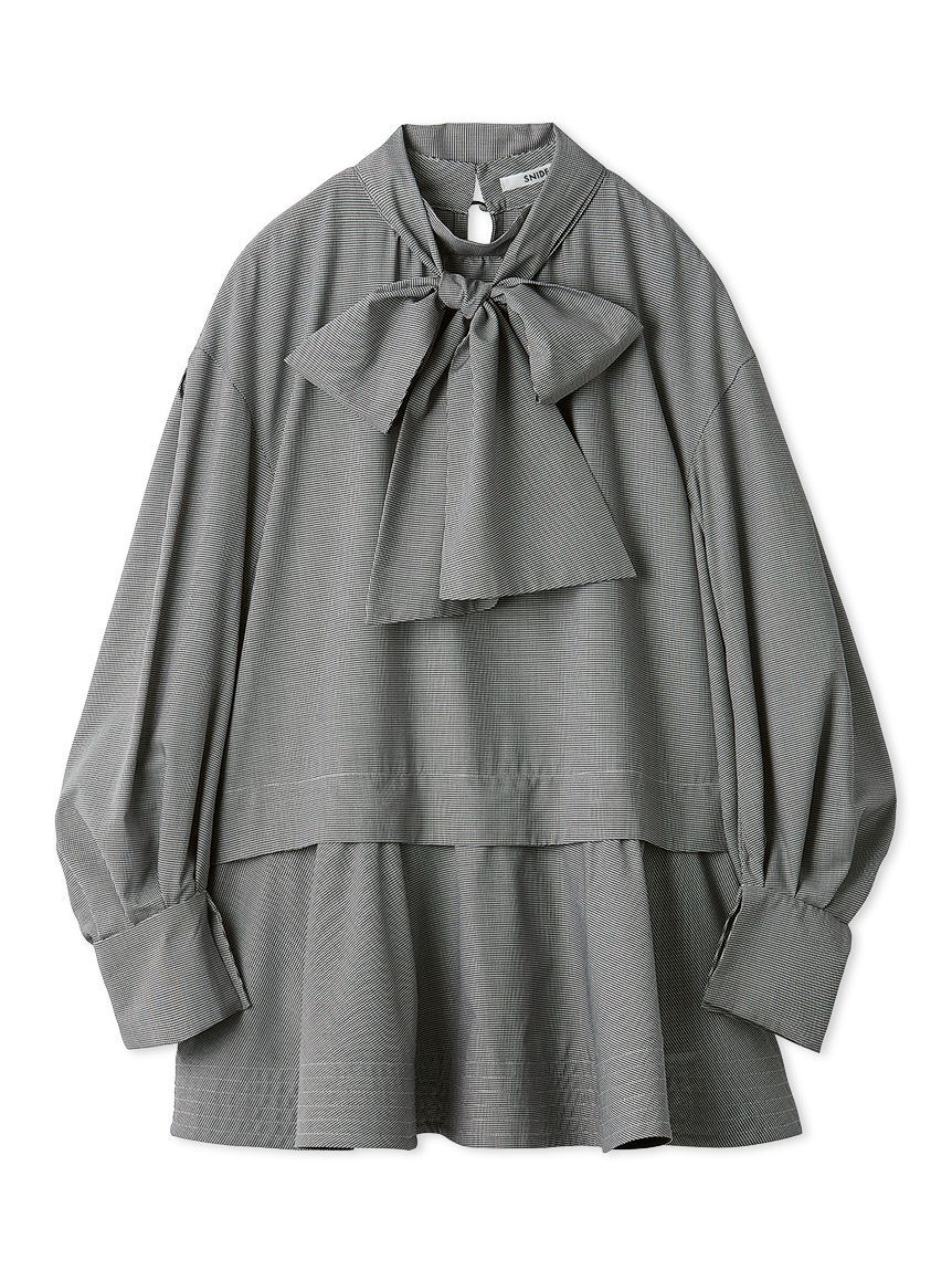 SNIDEL「Sustainableバリエボリュームチュニックブラウス」|シャツ・ブラウス|MIX