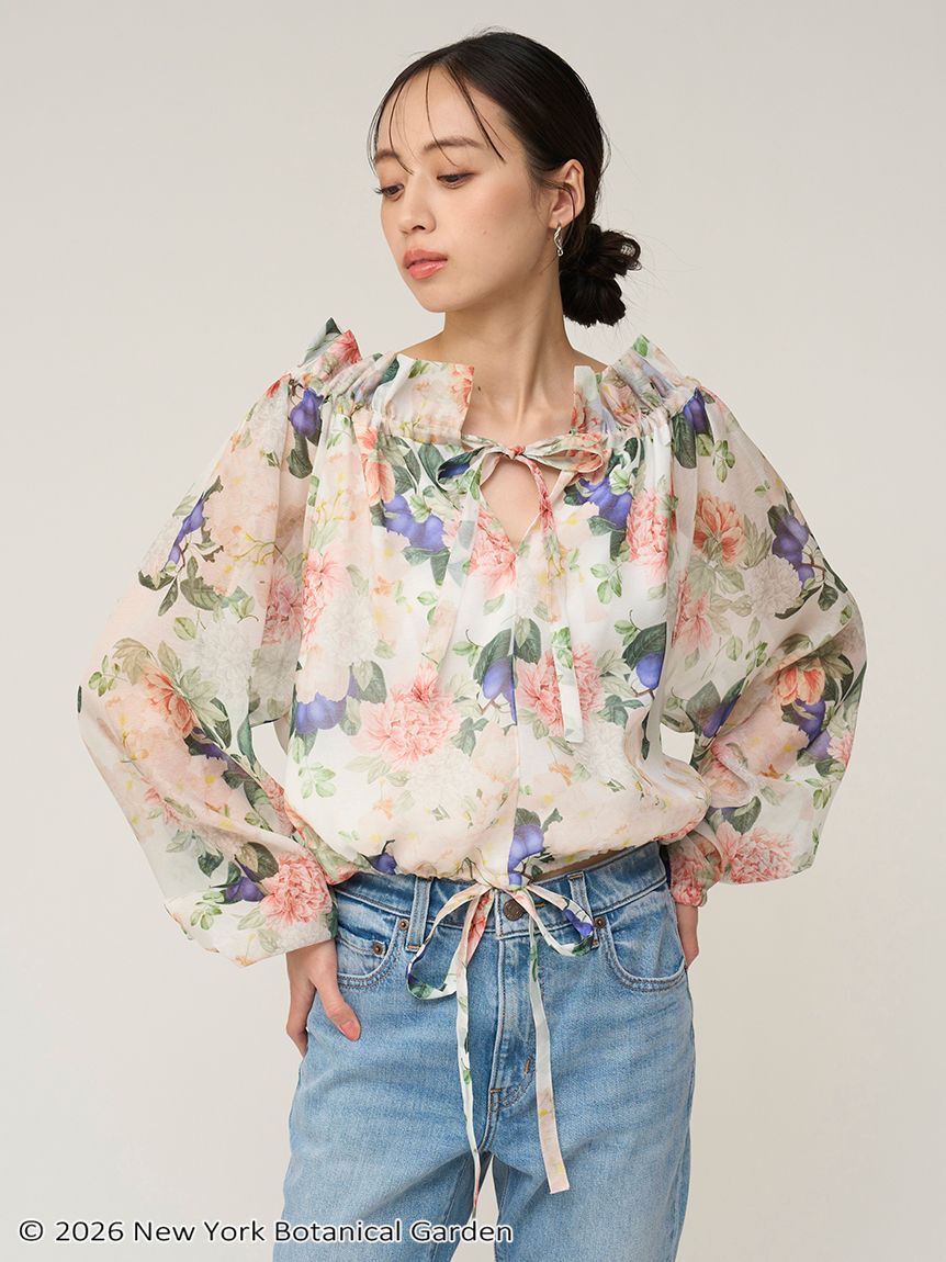 SNIDEL「NYBG 2wayギャザーブラウス」|シャツ・ブラウス|