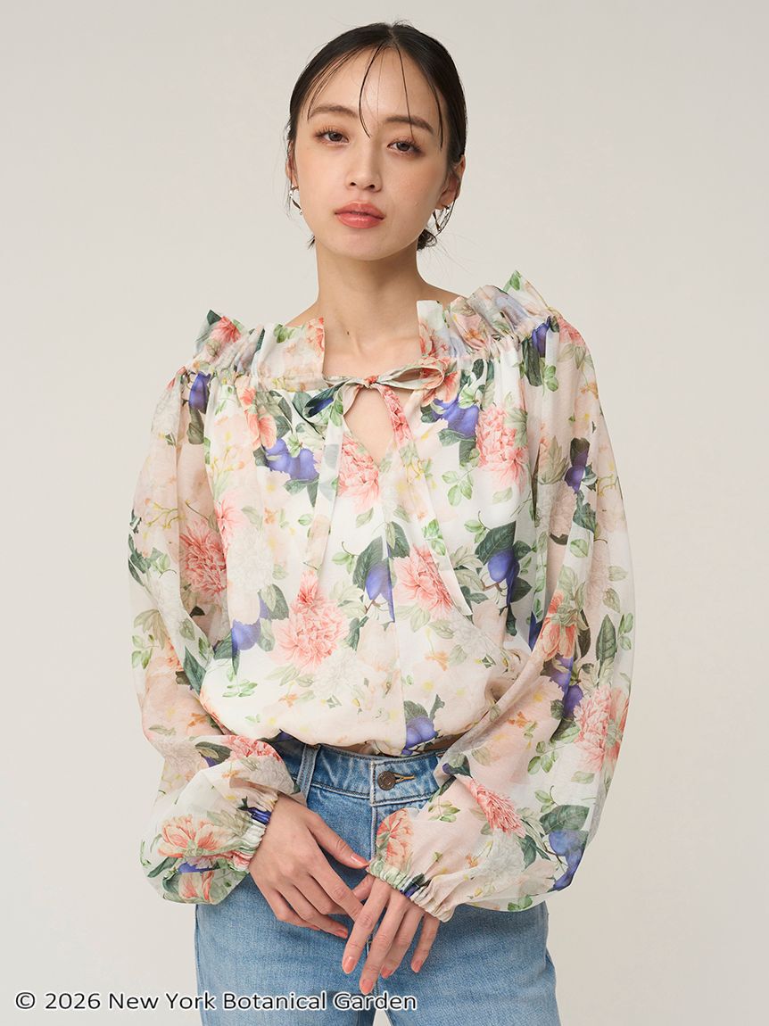 SNIDEL「NYBG 2wayギャザーブラウス」|シャツ・ブラウス|MIX