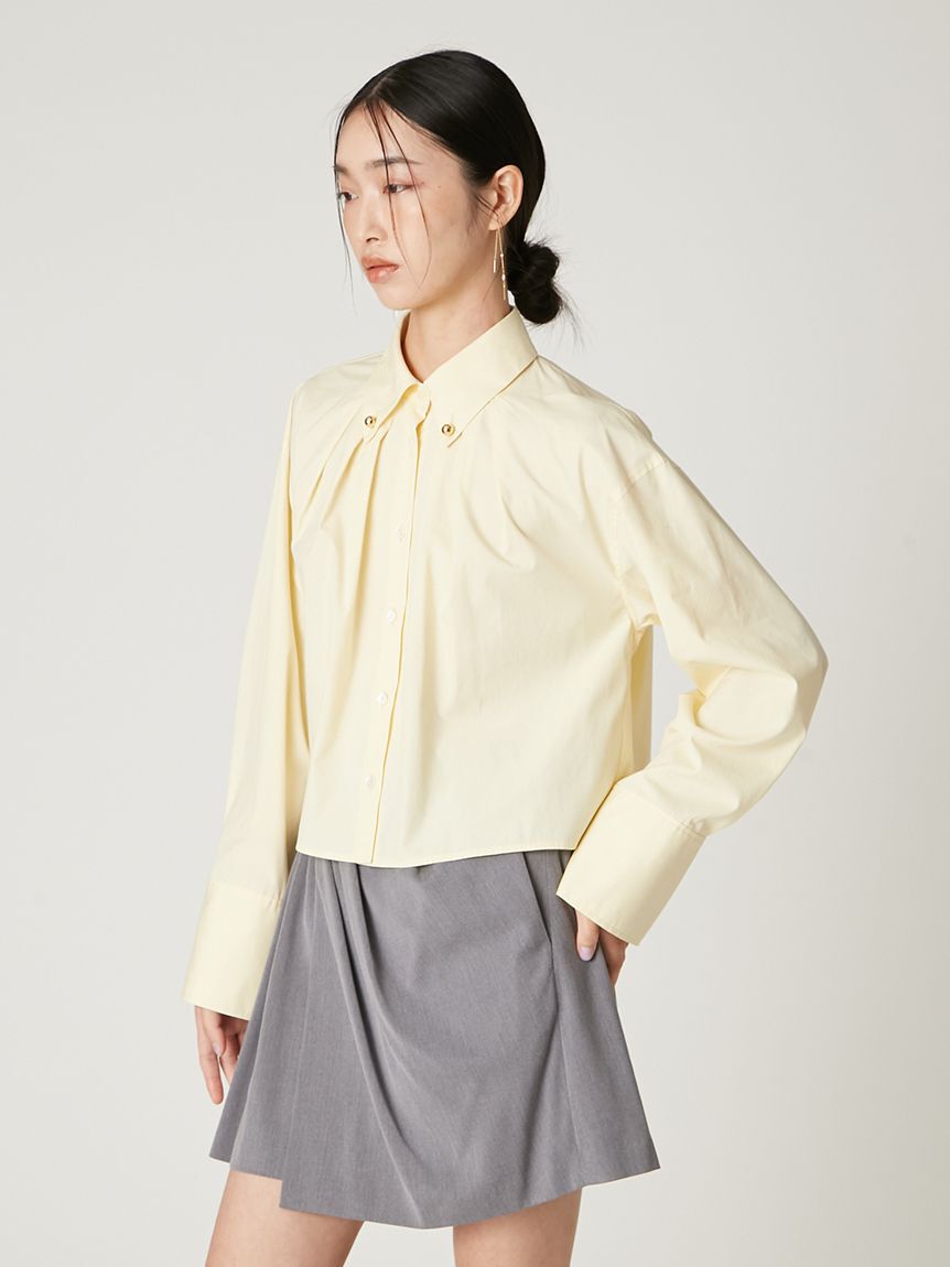 FRAY I.D「メタルボタンダウンシャツ」|シャツ・ブラウス|