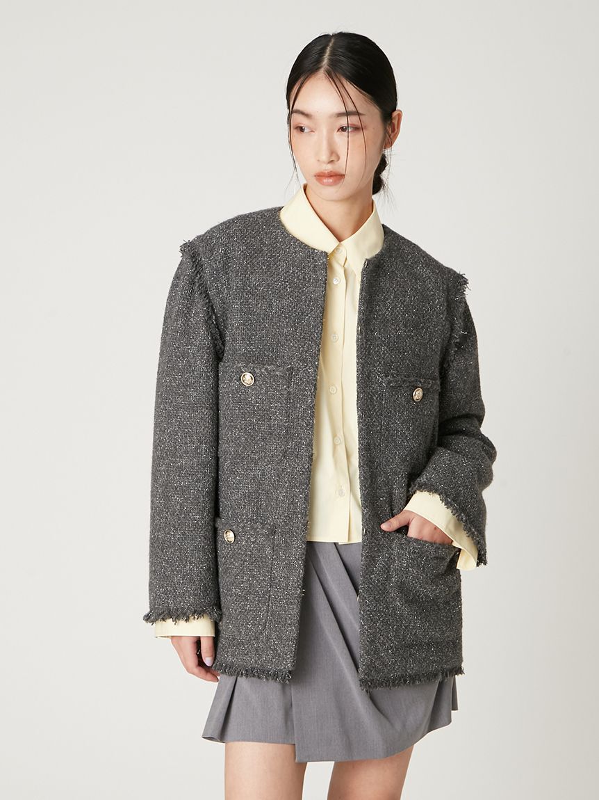 FRAY I.D「メタルボタンダウンシャツ」|シャツ・ブラウス|