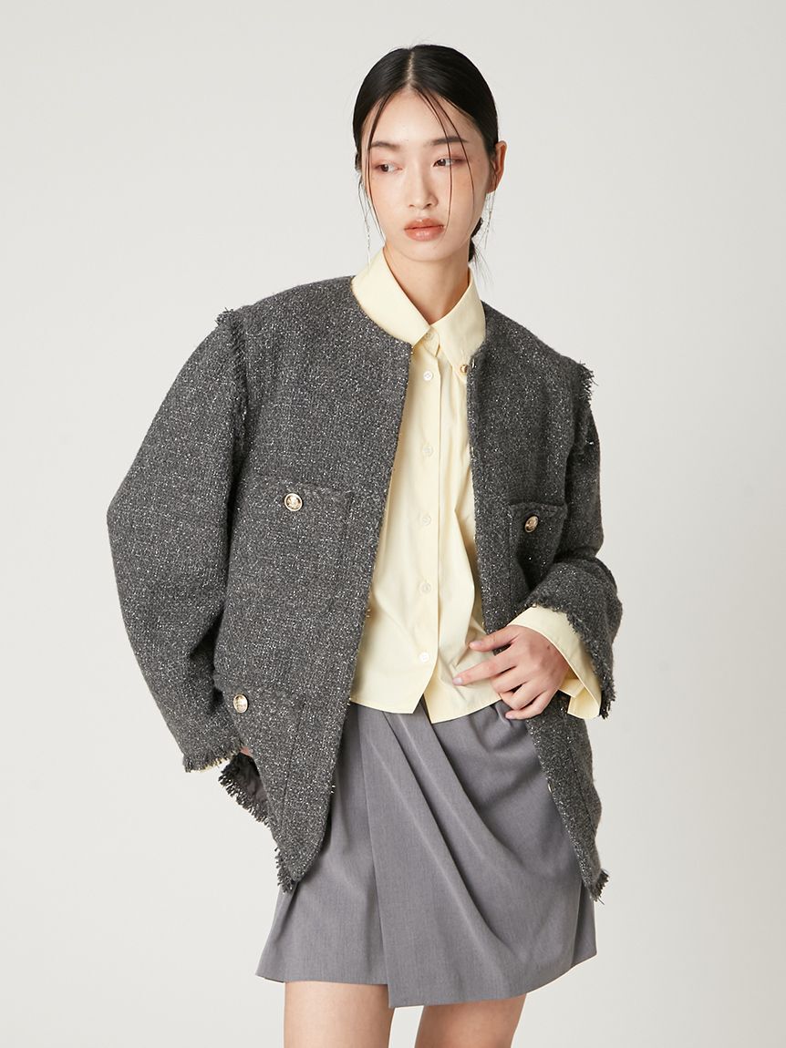 FRAY I.D「メタルボタンダウンシャツ」|シャツ・ブラウス|