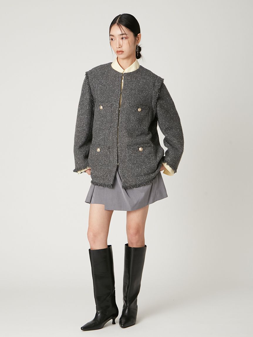 FRAY I.D「メタルボタンダウンシャツ」|シャツ・ブラウス|