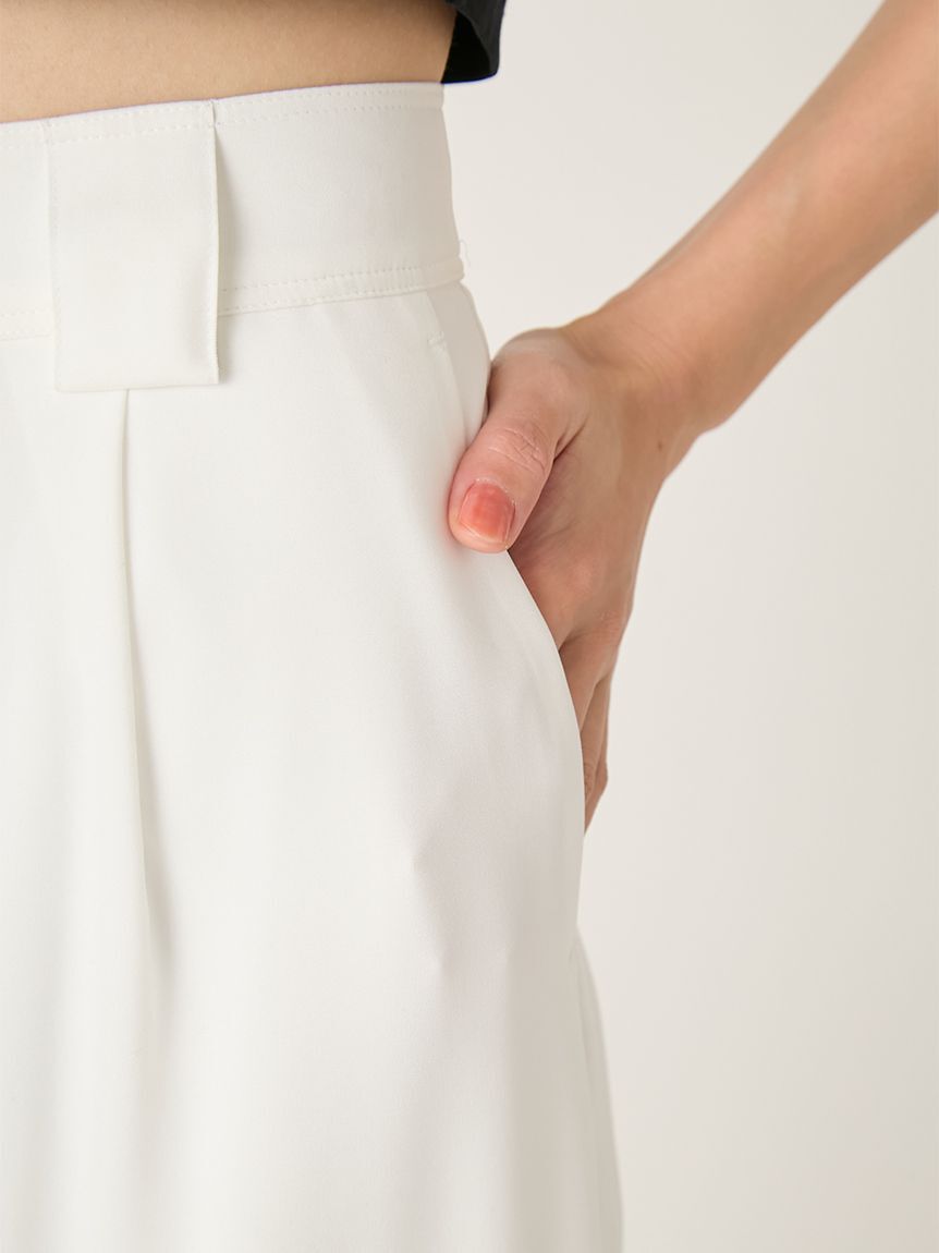 FRAY I.D「サイドファスナーカーゴパンツ／ウォッシャブル・防シワ・接触冷感」|チノ|