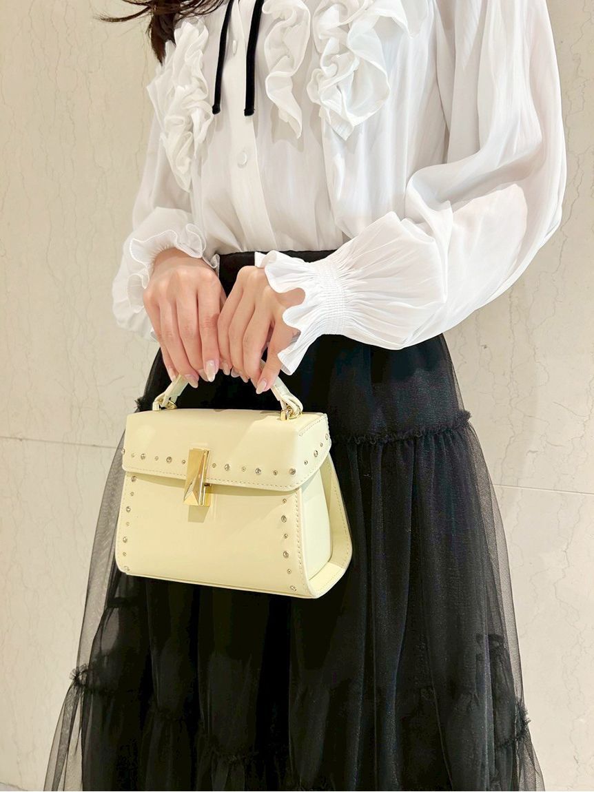 CELFORD「【ウォッシャブル】フリルヨークシャツカラーブラウス」|シャツ・ブラウス|