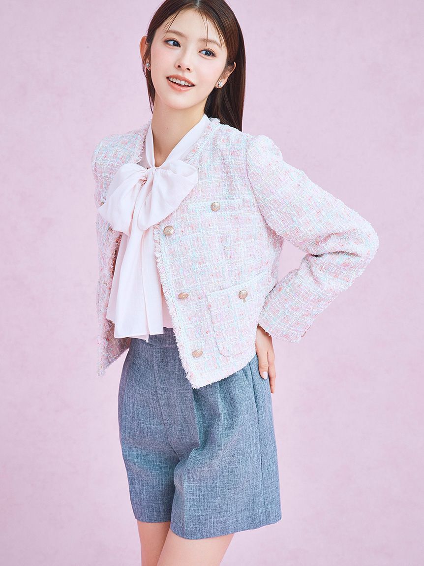 CELFORD「ビッグリボンセミシアーブラウス」|シャツ・ブラウス|