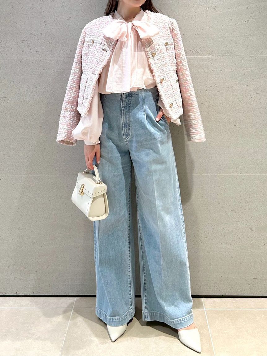 CELFORD「ビッグリボンセミシアーブラウス」|シャツ・ブラウス|