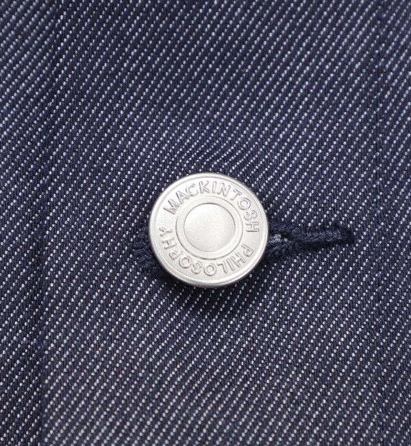 MACKINTOSH PHILOSOPHY「ナイロンチノ/ポリエステルデニム スタンドカラージャケット」|ブルゾン・スタジャン|