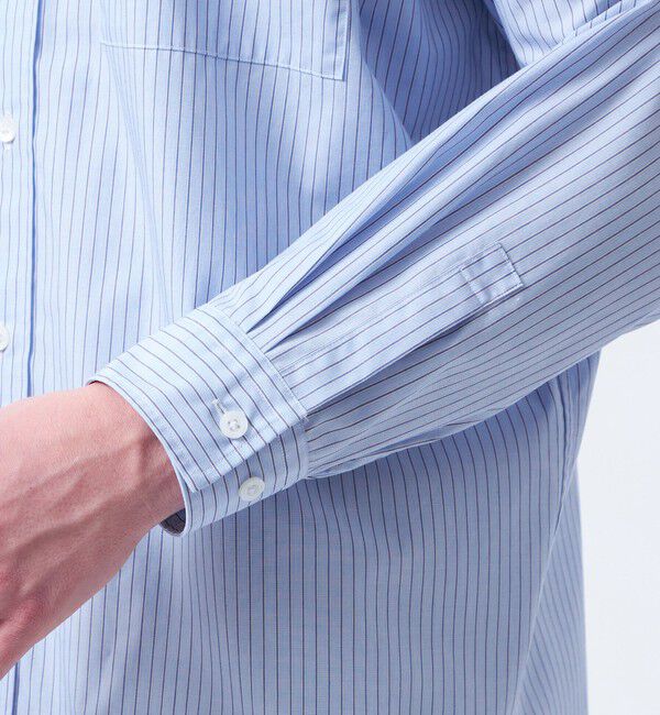 MACKINTOSH PHILOSOPHY「オーバーサイズ 長袖ボタンダウンシャツ 無地/ストライプ」|シャツ・ブラウス|