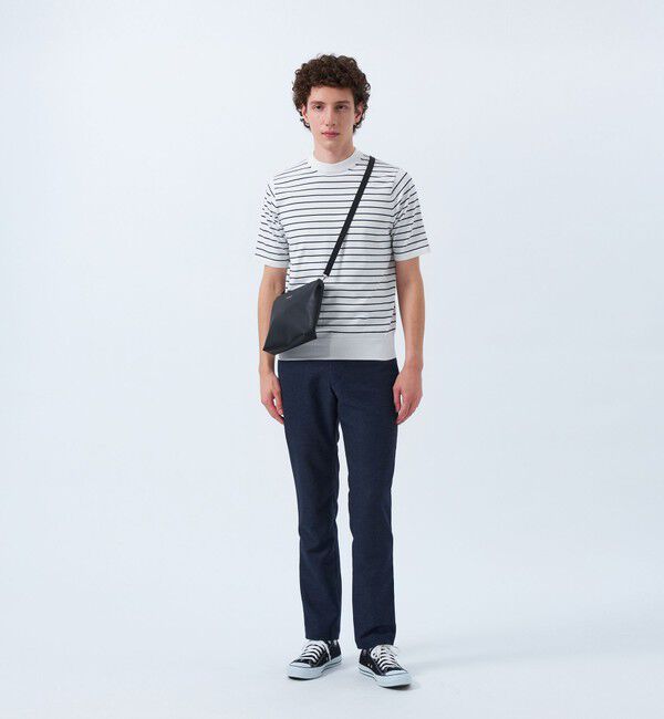 MACKINTOSH PHILOSOPHY「テーラードジャージーパンツ 杢カラミストレッチ」|スラックス|