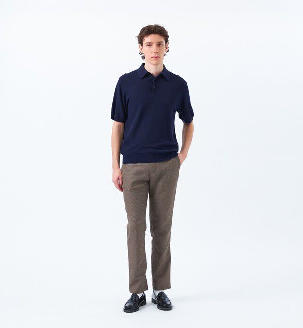 MACKINTOSH PHILOSOPHY「テーラードジャージーパンツ 杢カラミストレッチ」|スラックス|