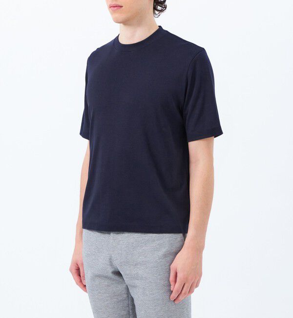 MACKINTOSH PHILOSOPHY「18Gコットン天竺 クルーネックニットTシャツ」|ニット・セーター|