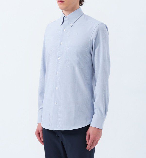 MACKINTOSH PHILOSOPHY「トロッター ボタンダウンシャツ ナローサッカー」|シャツ・ブラウス|