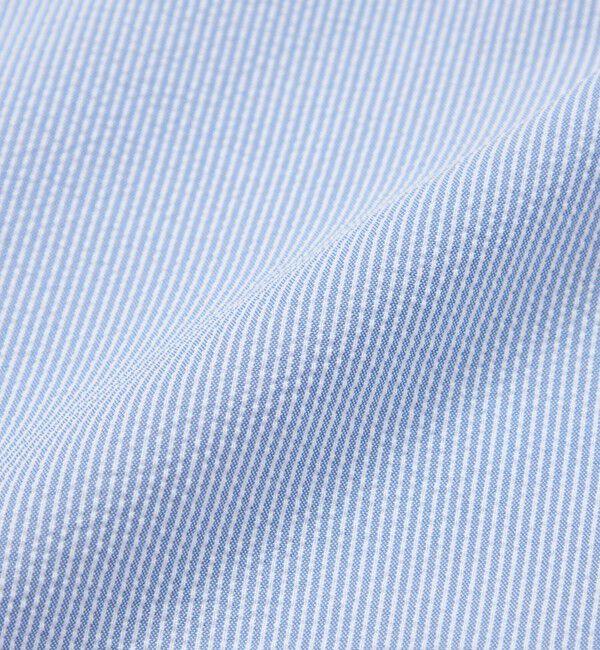 MACKINTOSH PHILOSOPHY「トロッター ボタンダウンシャツ ナローサッカー」|シャツ・ブラウス|