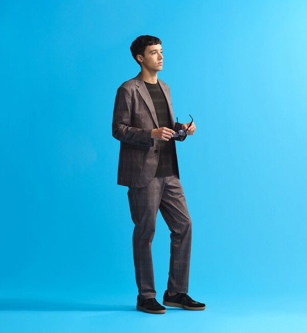 MACKINTOSH PHILOSOPHY「ポップコーンシャドーボーダー クルーネックTシャツ」|Tシャツ・カットソー|