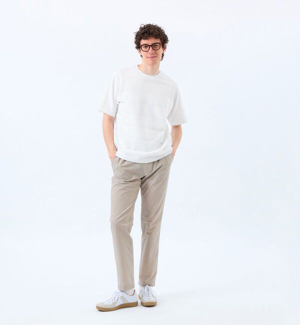 MACKINTOSH PHILOSOPHY「ポップコーンシャドーボーダー クルーネックTシャツ」|Tシャツ・カットソー|