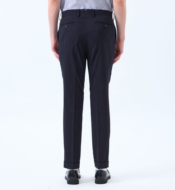 MACKINTOSH PHILOSOPHY「トロッター ウルトラライトトラウザーズ ナローサッカーストライプ」|スラックス|