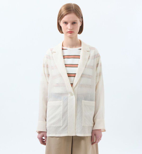 MACKINTOSH PHILOSOPHY「シアーガーゼライトジャケット」|テーラードジャケット|
