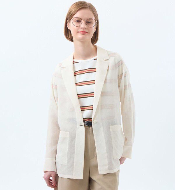 MACKINTOSH PHILOSOPHY「シアーガーゼライトジャケット」|テーラードジャケット|