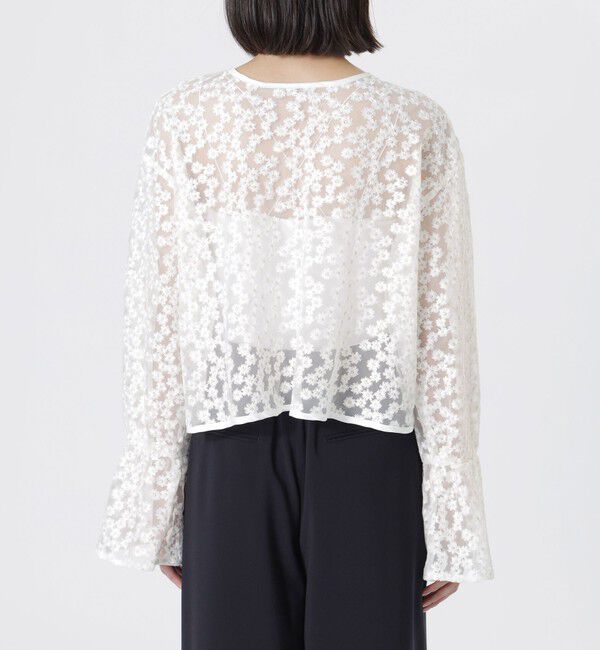  「フラワーチュールレースブラウス」|シャツ・ブラウス|