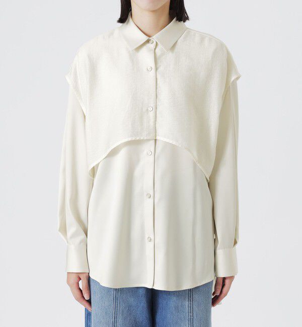  「レイヤードライクシャツ」|シャツ・ブラウス|