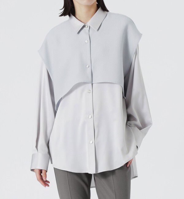  「レイヤードライクシャツ」|シャツ・ブラウス|