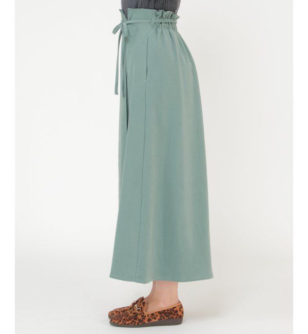 ikka「フェイクスウェードラップスカート」|スカート|