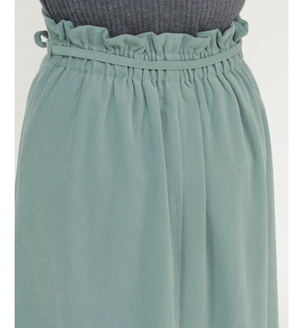 ikka「フェイクスウェードラップスカート」|スカート|