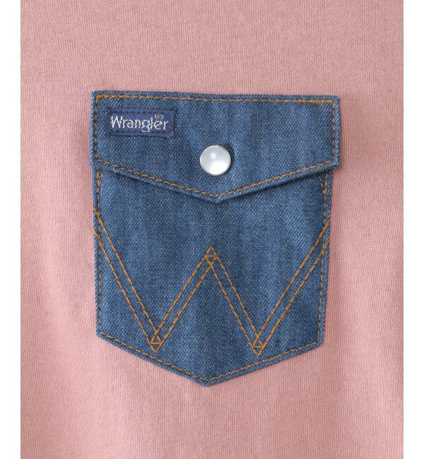 ikka kids「【キッズ】【親子おそろい】Wrangler ラングラーデニポケTパーカー（120~150cm）」|Tシャツ・カットソー|