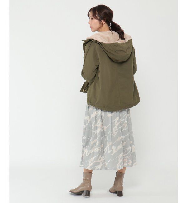 ikka「ボアライナー2WAYマウンテンパーカー」|ブルゾン・スタジャン|