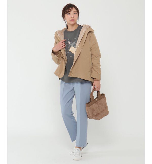 ikka「ボアライナー2WAYマウンテンパーカー」|ブルゾン・スタジャン|