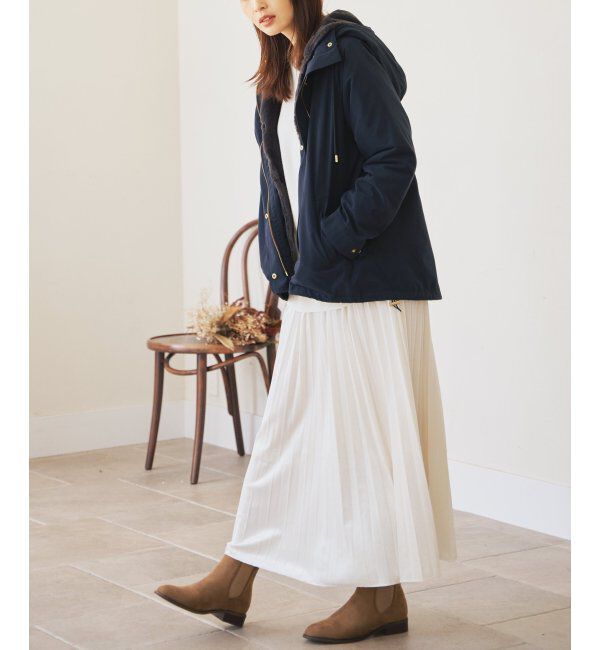 ikka「ボアライナー2WAYマウンテンパーカー」|ブルゾン・スタジャン|