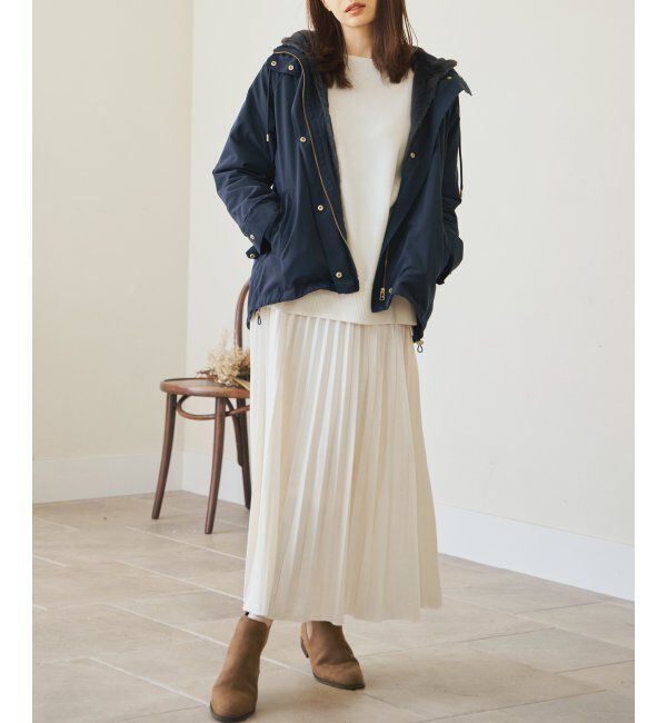 ikka「ボアライナー2WAYマウンテンパーカー」|ブルゾン・スタジャン|