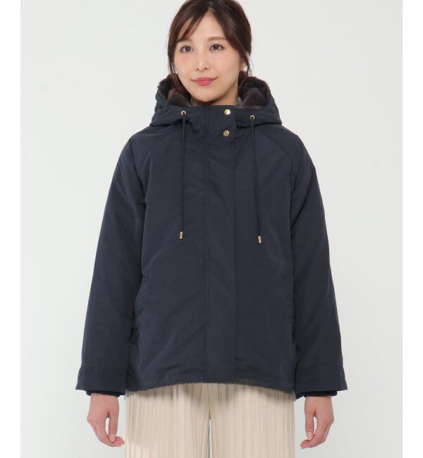 ikka「ボアライナー2WAYマウンテンパーカー」|ブルゾン・スタジャン|
