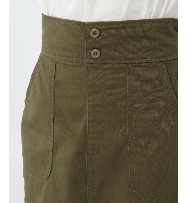 ikka「ミリタリーIラインスカート」|スカート|