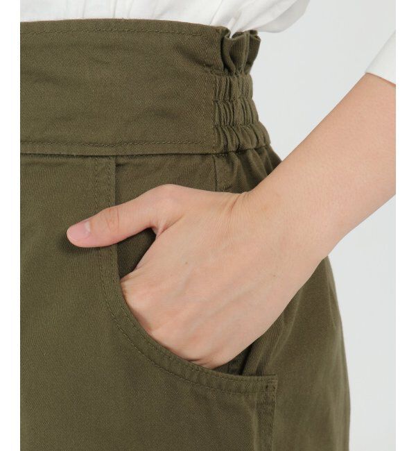 ikka「ミリタリーIラインスカート」|スカート|