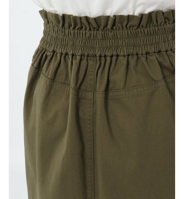 ikka「ミリタリーIラインスカート」|スカート|