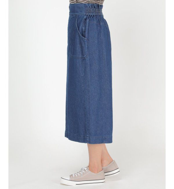 ikka「ミリタリーIラインスカート」|スカート|