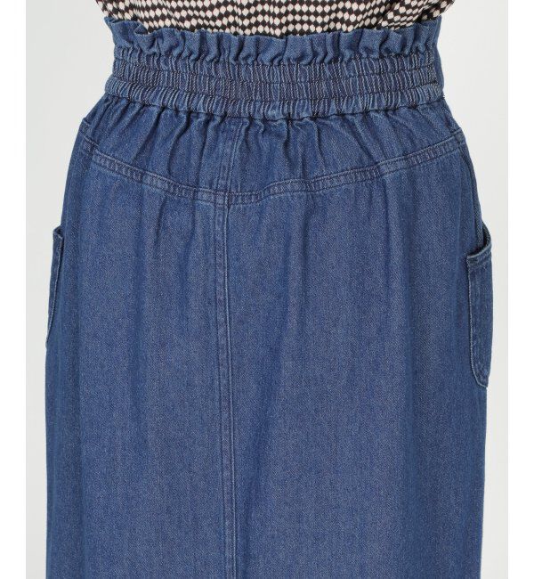 ikka「ミリタリーIラインスカート」|スカート|