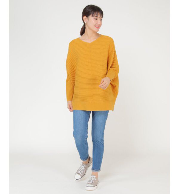 ikka「2WAY横リブドルマンチュニック」|プルオーバー|