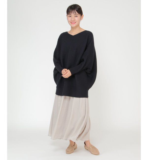 ikka「2WAY横リブドルマンチュニック」|プルオーバー|
