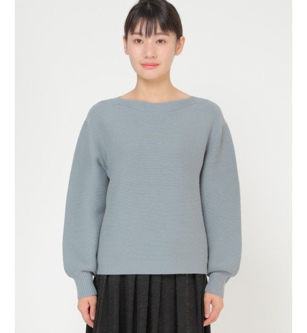 IKKA LOUNGE「シームレスガータードルマンニット」|プルオーバー|