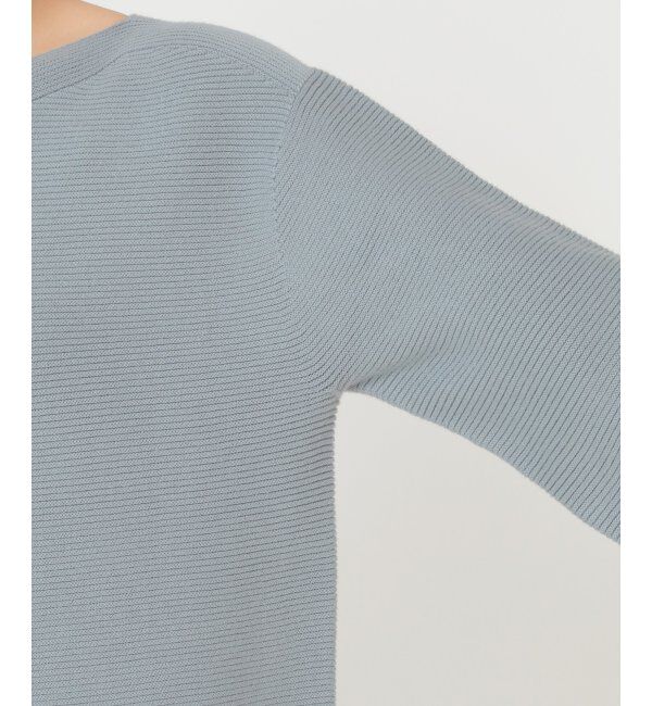 IKKA LOUNGE「シームレスガータードルマンニット」|プルオーバー|