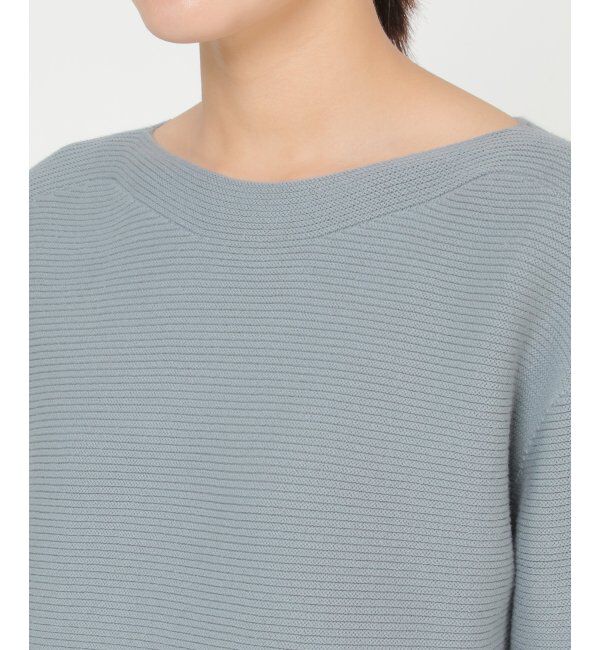IKKA LOUNGE「シームレスガータードルマンニット」|プルオーバー|