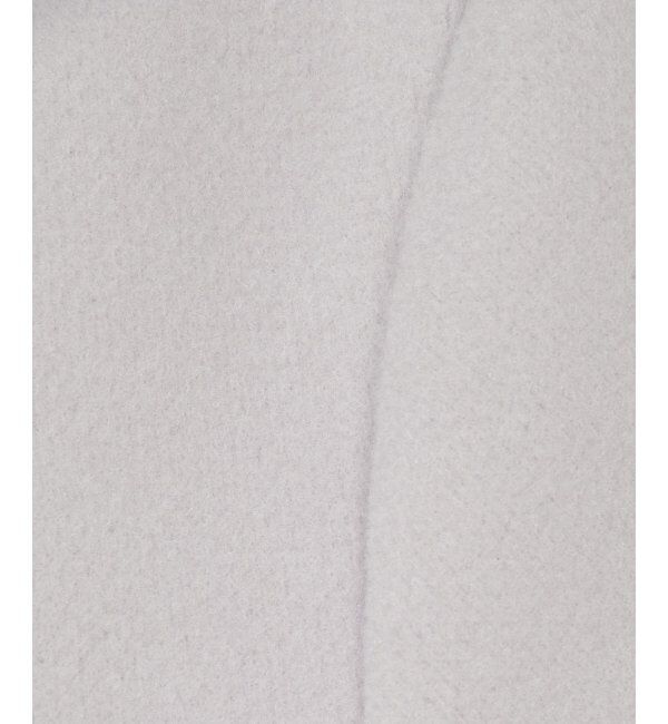 ikka「RENUメルトンフード取り外しジャケット」|ノーカラーコート|