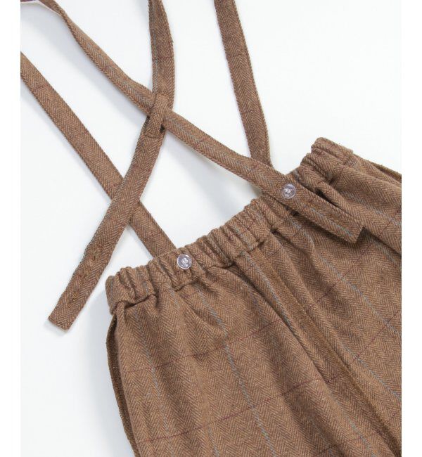 ikka kids「【キッズ】起毛チェックサロペット（120~160cm）」|その他|