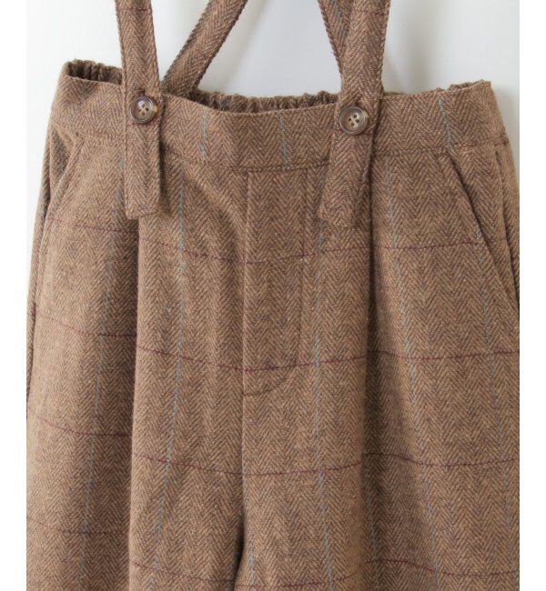 ikka kids「【キッズ】起毛チェックサロペット（120~160cm）」|その他|